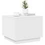 Coffee table with white LED lights 50x50x40 cm by vidaXL, Coffee table - Ref: Foro24-839868, Price: 47,98 €, Discount: %