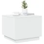 Coffee table with white LED lights 50x50x40 cm by vidaXL, Coffee table - Ref: Foro24-839868, Price: 50,24 €, Discount: %