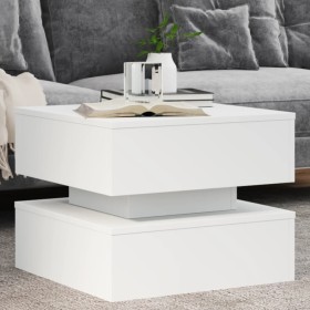 Couchtisch mit weißen LED-Leuchten 50x50x40 cm von vidaXL, Couchtisch - Ref: Foro24-839854, Preis: 73,10 €, Rabatt: %