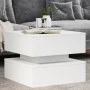 Mesa de centro con luces LED blanco 50x50x40 cm de vidaXL, Mesas de centro - Ref: Foro24-839854, Precio: 75,93 €, Descuento: %