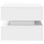 Couchtisch mit weißen LED-Leuchten 50x50x40 cm von vidaXL, Couchtisch - Ref: Foro24-839854, Preis: 57,97 €, Rabatt: %