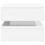 Mesa de centro con luces LED blanco 50x50x40 cm de vidaXL, Mesas de centro - Ref: Foro24-839854, Precio: 75,93 €, Descuento: %