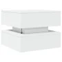 Mesa de centro con luces LED blanco 50x50x40 cm de vidaXL, Mesas de centro - Ref: Foro24-839854, Precio: 75,93 €, Descuento: %