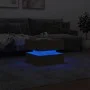 Coffee table with LED lights Sonoma oak 50x50x40 cm by vidaXL, Coffee table - Ref: Foro24-839856, Price: 69,41 €, Discount: %