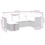 Set sofás de jardín 6 piezas y cojines ratán sintético marrón by vidaXL, Garden sets - Ref: Foro24-3263179, Price: 403,74 €, ...
