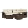 6-piece garden sofa set and brown synthetic rattan cushions by vidaXL, Garden sets - Ref: Foro24-3263799, Price: 409,13 €, Di...