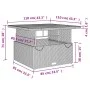 5-teiliges Garten-Essset mit beigen Kissen aus synthetischem Rattan von vidaXL, Gartensets - Ref: Foro24-3277485, Preis: 723,...