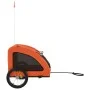 Haustier-Fahrradanhänger, Eisen-Oxford-Stoff, Orange von vidaXL, Kinderwagen für Haustiere - Ref: Foro24-93963, Preis: 93,90 ...