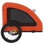 Haustier-Fahrradanhänger, Eisen-Oxford-Stoff, Orange von vidaXL, Kinderwagen für Haustiere - Ref: Foro24-93963, Preis: 95,58 ...