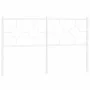 Cabecero de metal blanco 150 cm de vidaXL, Cabeceros y pies de cama - Ref: Foro24-376309, Precio: 39,89 €, Descuento: %