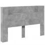 Bettkopfteil in Betongrau mit LED-Licht, 160 x 16,5 x 103,5 cm von vidaXL, Kopf- und Fußteile - Ref: Foro24-839255, Preis: 84...