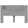 Cabecero de cama con luz LED gris Sonoma 160x16,5x103,5 cm de vidaXL, Cabeceros y pies de cama - Ref: Foro24-839257, Precio: ...