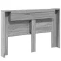 Cabecero de cama con luz LED gris Sonoma 160x16,5x103,5 cm de vidaXL, Cabeceros y pies de cama - Ref: Foro24-839257, Precio: ...