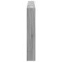 Cabecero de cama con luz LED gris Sonoma 220x17x102 cm de vidaXL, Cabeceros y pies de cama - Ref: Foro24-839229, Precio: 108,...