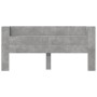 Bettkopfteil in Betongrau mit LED-Licht, 220 x 16,5 x 103,5 cm von vidaXL, Kopf- und Fußteile - Ref: Foro24-839276, Preis: 97...