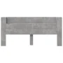 Bettkopfteil in Betongrau mit LED-Licht, 220 x 16,5 x 103,5 cm von vidaXL, Kopf- und Fußteile - Ref: Foro24-839276, Preis: 95...