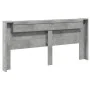 Bettkopfteil in Betongrau mit LED-Licht, 220 x 16,5 x 103,5 cm von vidaXL, Kopf- und Fußteile - Ref: Foro24-839276, Preis: 95...
