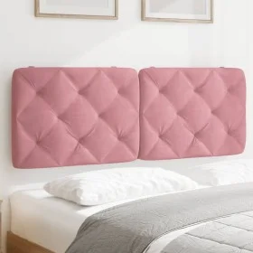 Rosa samtgepolstertes Kopfteil 140 cm von vidaXL, Kopf- und Fußteile - Ref: Foro24-374732, Preis: 70,98 €, Rabatt: %