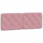 Pink velvet padded headboard 140 cm by vidaXL, Headboards and footboards - Ref: Foro24-374732, Price: 70,98 €, Discount: %