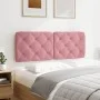 Pink velvet padded headboard 140 cm by vidaXL, Headboards and footboards - Ref: Foro24-374732, Price: 70,98 €, Discount: %
