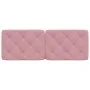 Pink velvet padded headboard 140 cm by vidaXL, Headboards and footboards - Ref: Foro24-374732, Price: 70,98 €, Discount: %
