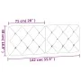 Pink velvet padded headboard 140 cm by vidaXL, Headboards and footboards - Ref: Foro24-374732, Price: 70,98 €, Discount: %
