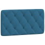 Blaues, samtgepolstertes Bettkopfteil 100 cm von vidaXL, Kopf- und Fußteile - Ref: Foro24-374718, Preis: 43,69 €, Rabatt: %