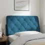 Blaues, samtgepolstertes Bettkopfteil 100 cm von vidaXL, Kopf- und Fußteile - Ref: Foro24-374718, Preis: 43,12 €, Rabatt: %