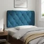 Blaues, samtgepolstertes Bettkopfteil 100 cm von vidaXL, Kopf- und Fußteile - Ref: Foro24-374718, Preis: 43,12 €, Rabatt: %