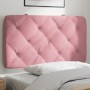 Rosa samtgepolstertes Kopfteil 80 cm von vidaXL, Kopf- und Fußteile - Ref: Foro24-374707, Preis: 52,95 €, Rabatt: %