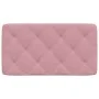Cabecero de cama acolchado terciopelo rosa 80 cm de vidaXL, Cabeceros y pies de cama - Ref: Foro24-374707, Precio: 51,95 €, D...
