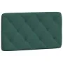Cabecero de cama acolchado terciopelo verde oscuro 90 cm de vidaXL, Cabeceros y pies de cama - Ref: Foro24-374711, Precio: 46...