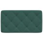 Cabecero de cama acolchado terciopelo verde oscuro 90 cm de vidaXL, Cabeceros y pies de cama - Ref: Foro24-374711, Precio: 44...