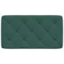 Cabecero de cama acolchado terciopelo verde oscuro 90 cm de vidaXL, Cabeceros y pies de cama - Ref: Foro24-374711, Precio: 46...