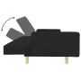 2-seater sofa bed with black fabric stool by vidaXL, Sofas - Ref: Foro24-3216242, Price: 357,94 €, Discount: %