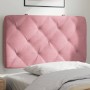 Rosa samtgepolstertes Kopfteil 90 cm von vidaXL, Kopf- und Fußteile - Ref: Foro24-374713, Preis: 58,09 €, Rabatt: %