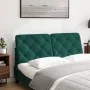 Cabecero de cama acolchado terciopelo verde oscuro 140 cm de vidaXL, Cabeceros y pies de cama - Ref: Foro24-374730, Precio: 6...