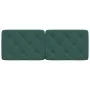 Cabecero de cama acolchado terciopelo verde oscuro 140 cm de vidaXL, Cabeceros y pies de cama - Ref: Foro24-374730, Precio: 6...