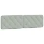 Light gray velvet padded headboard 180 cm by vidaXL, Headboards and footboards - Ref: Foro24-374739, Price: 69,33 €, Discount: %