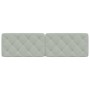 Light gray velvet padded headboard 180 cm by vidaXL, Headboards and footboards - Ref: Foro24-374739, Price: 70,71 €, Discount: %