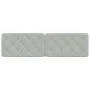 Light gray velvet padded headboard 180 cm by vidaXL, Headboards and footboards - Ref: Foro24-374739, Price: 69,33 €, Discount: %