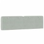 Light gray velvet padded headboard 180 cm by vidaXL, Headboards and footboards - Ref: Foro24-374739, Price: 70,71 €, Discount: %