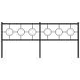 Cabecero de metal negro 200 cm de vidaXL, Cabeceros y pies de cama - Ref: Foro24-376264, Precio: 49,82 €