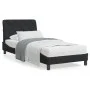 Black velvet bed frame with LED lights 80x200 cm by vidaXL, Beds and slatted bases - Ref: Foro24-3213821, Price: 129,92 €, Di...