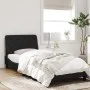 Estructura de cama con luces LED terciopelo negro 80x200 cm de vidaXL, Camas y somieres - Ref: Foro24-3213821, Precio: 131,95...