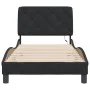 Black velvet bed frame with LED lights 80x200 cm by vidaXL, Beds and slatted bases - Ref: Foro24-3213821, Price: 129,92 €, Di...