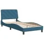 Estructura cama con luces LED terciopelo azul 90x200 cm de vidaXL, Camas y somieres - Ref: Foro24-3213835, Precio: 151,13 €, ...