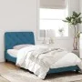 Estructura cama con luces LED terciopelo azul 90x200 cm de vidaXL, Camas y somieres - Ref: Foro24-3213835, Precio: 151,13 €, ...