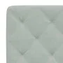 Light gray velvet bed frame with LED lights 140x190 cm by vidaXL, Beds and slatted bases - Ref: Foro24-3213849, Price: 202,15...