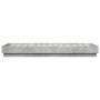 Concrete gray engineered wood bed frame 100x200cm by vidaXL, Beds and slatted bases - Ref: Foro24-839598, Price: 89,92 €, Dis...